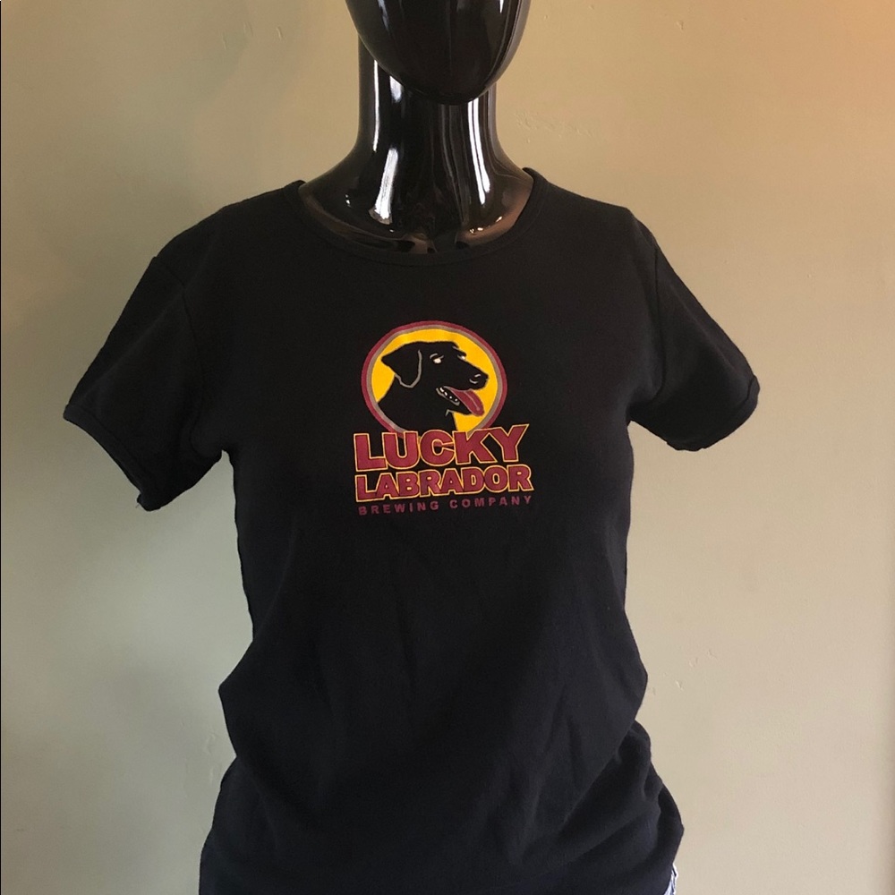 Black t-shirt with brewery on it b